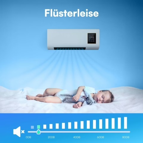 EpiCooler flüsterleise Klimaanlage für Schlafzimmer
